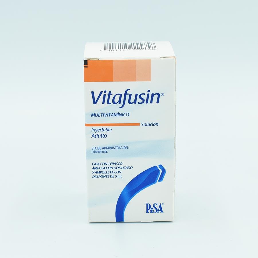 VITAFUSIN ADULTO (VITAMINAS A,D3,E,B2,B6,B1,C,B12, NIACINAMIDA, BIOTINA Y AC. FOLICO)  FRASCO CON 5ML