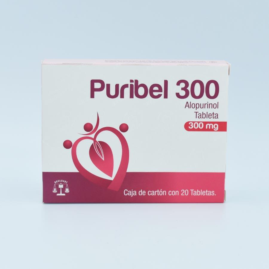 ALOPURINOL 300MG CAJA CON 20 TABLETAS (PURIBEL)