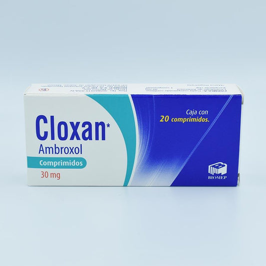 AMBROXOL 30MG CAJA CON 20 COMPRIMIDOS (OXOLVAN)