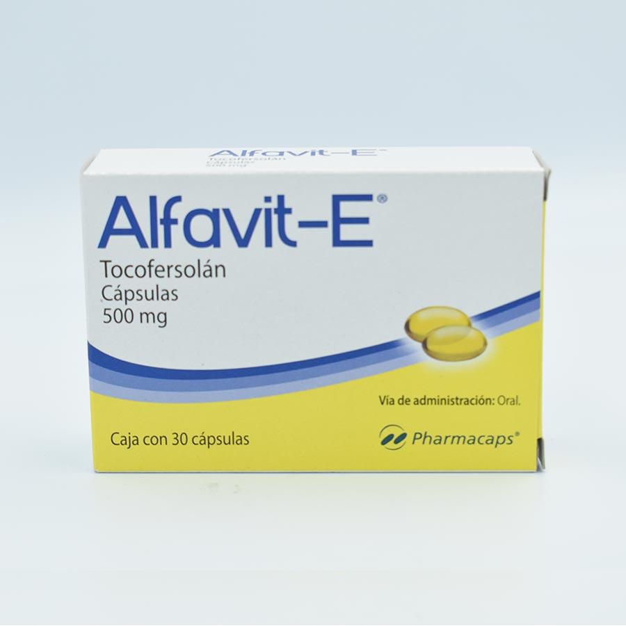 VITAMINA E  500MG CAJA CON 30 CAPSULAS (ALFAVIT-E)