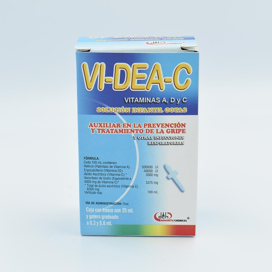 VITAMINA A, C Y D  PEDIATRICA FRASCO CON  25ML. GOTAS (VI-DEA-C)