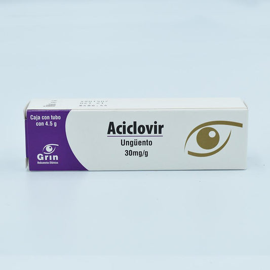 ACICLOVIR 30MG TUBO CON 4.5 GR. UNGENTO OFTALMICO G.I.(EXAKTA)