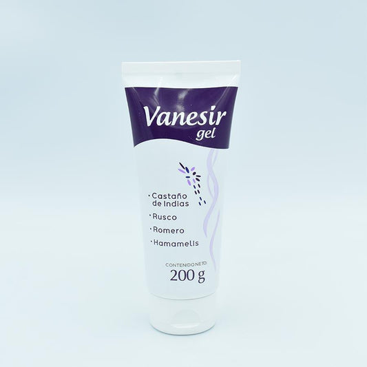 VANESIR TUBO CON 200G.GEL(HAMAMELIS,ROMERO,SEMILLA DE UVA,SABILA,RUSCO)