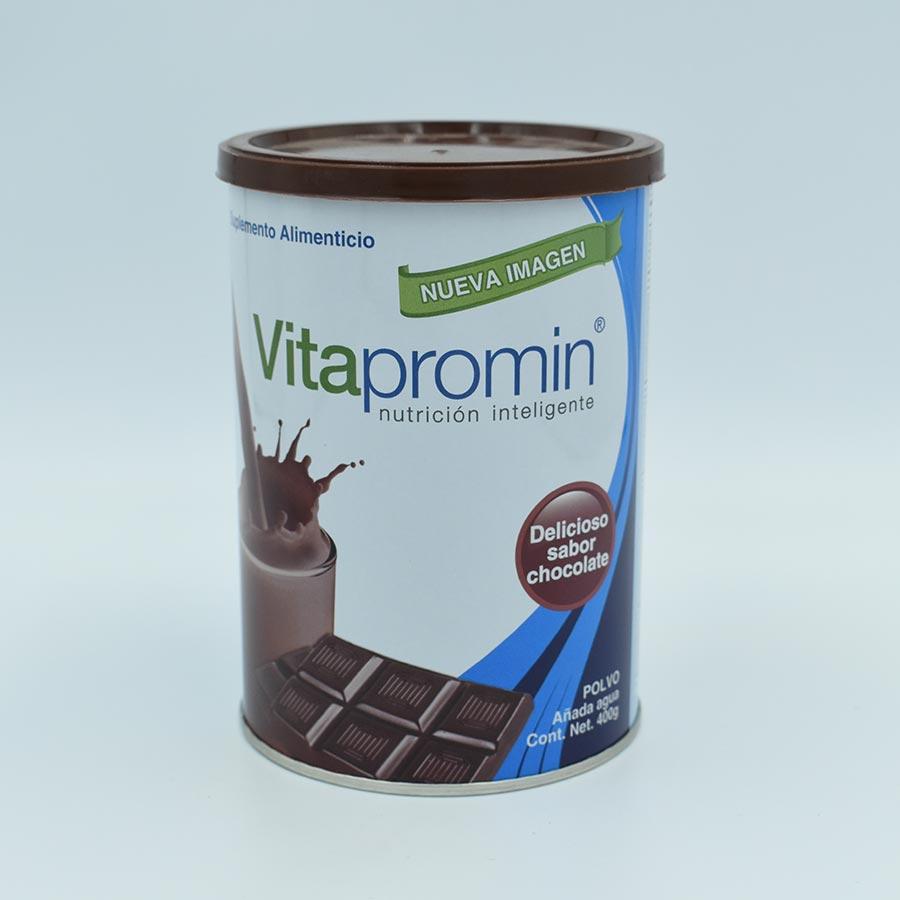 VITAPROMIN CHOCOLATE (VITAMINAS , PROTEINAS Y MINERALES )  DE 400GR. EMPAQUE