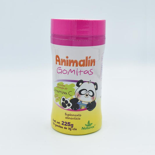 VITAMINA C GOMITAS 60MG FRASCO CON 75 GOMITAS (ANIMALIN)