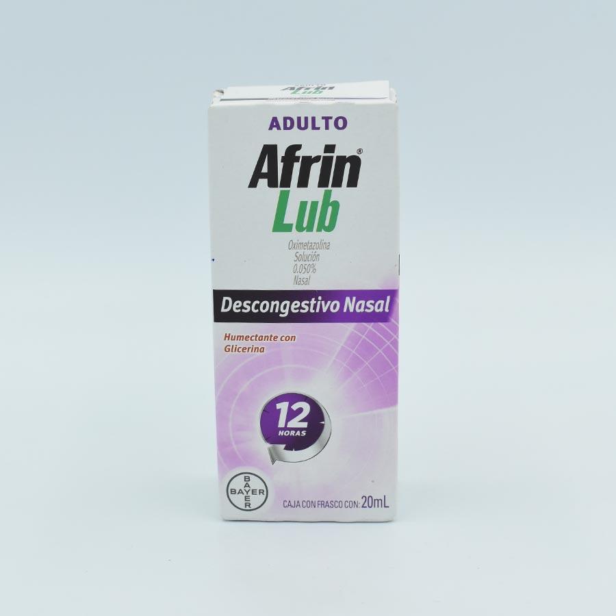 AFRIN LUB ADULTO .050% FRASCO CON 20ML SOLUCION NASAL (OXIMETAZOLINA)