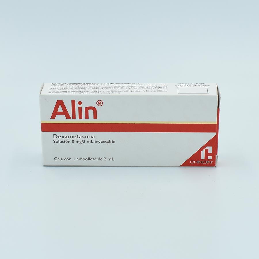 ALIN 8MG/2ML CAJA CON 1 AMPULA SOLUCION (DEXAMETASONA)