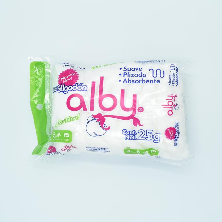 ALGODON PLISADO ALBY BOLSA CON 25GR