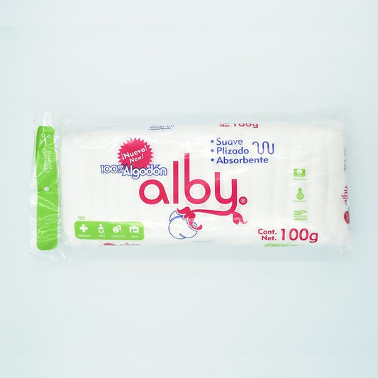 ALGODON PLISADO ALBY BOLSA CON  100GR