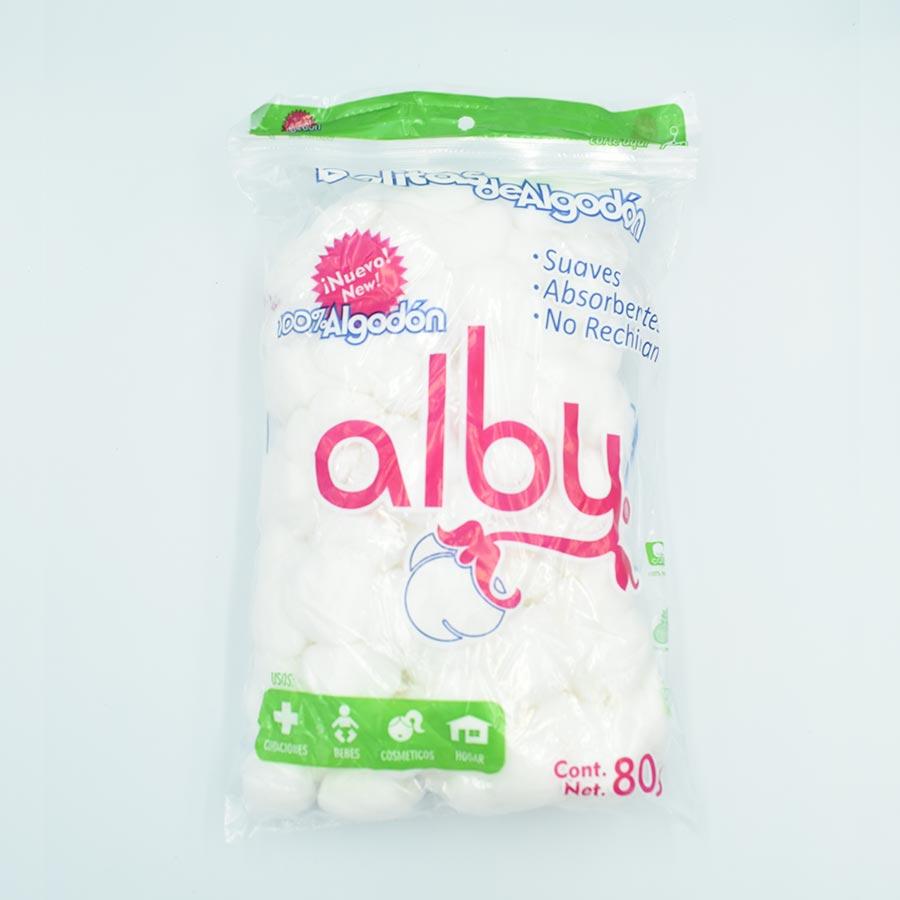 ALGODON TURUNDA ALBY BOLSA CON 80GR.