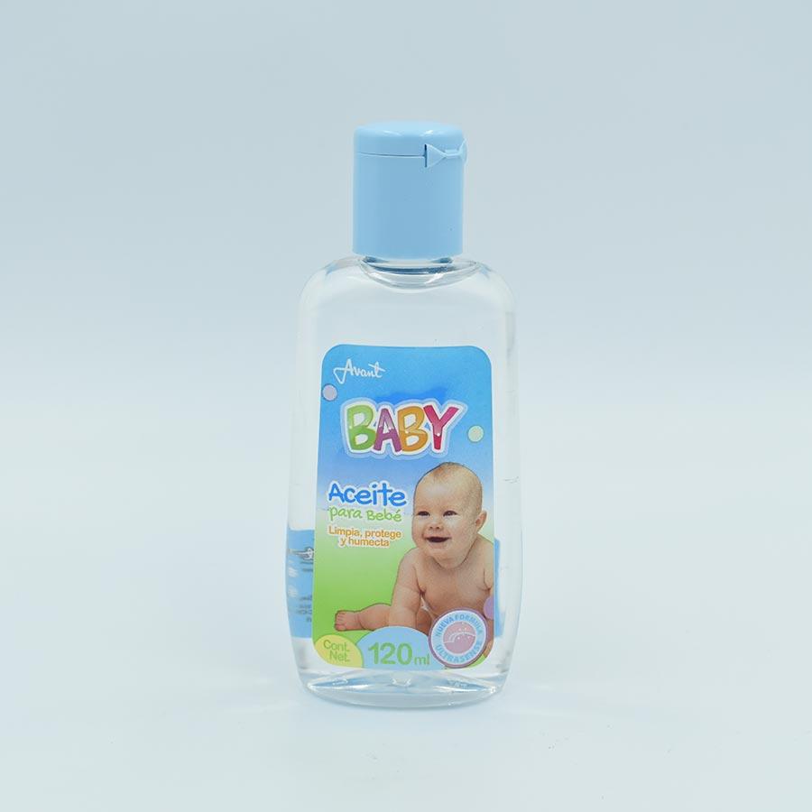 ACEITE PARA BEBE AVANT ENVASE CON 120ML AZUL